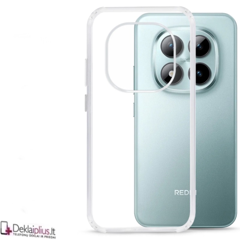 Silikoninis ploniausias dėklas - permatomas (Xiaomi Redmi Note 15 Pro Plus/Poco M8 Pro 5G) Silikoninis ploniausias dėklas - permatomas (Xiaomi Redmi Note 15 Pro Plus/Poco M8 Pro 5G)